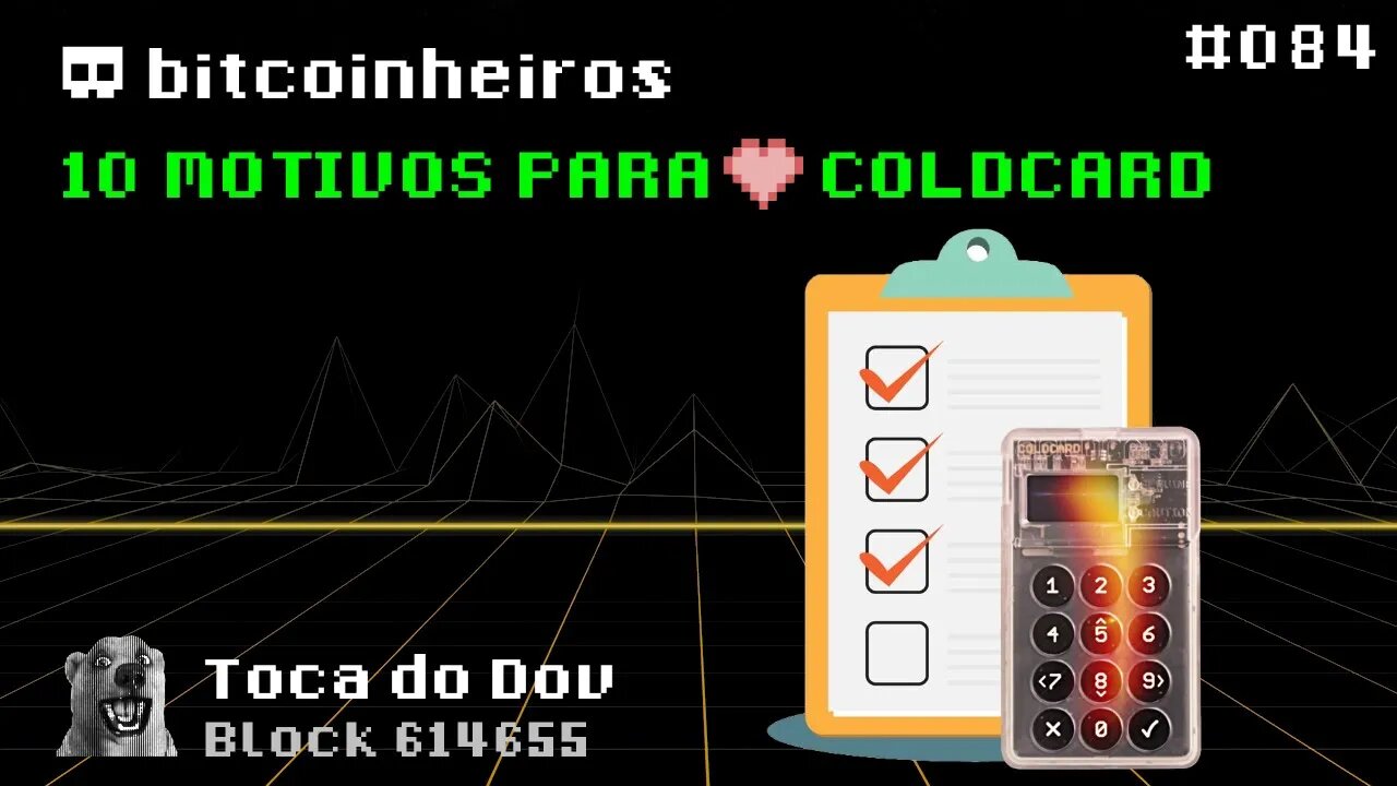 10 motivos para gostar da ColdCard