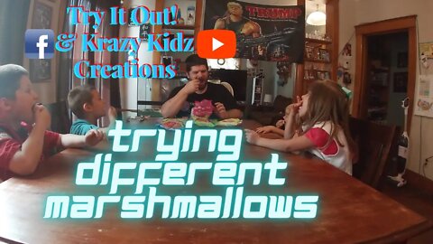 Trying Different Marshmallows! | Try It Out! #8 Featuring Krazy Kidz Creations