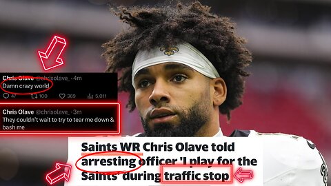 NFL Player ARRESTED: I Play For The Saints! 🏈