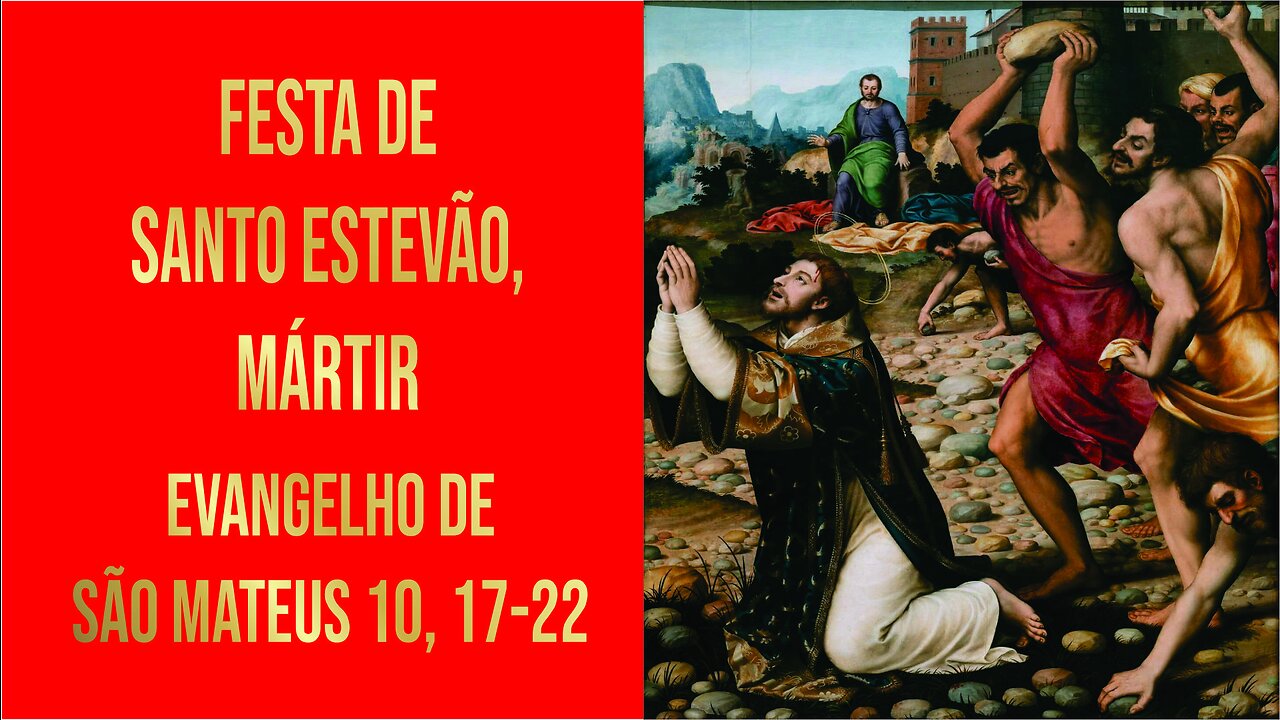 Evangelho da Festa de Santo Estevão, Mártir - Ano A