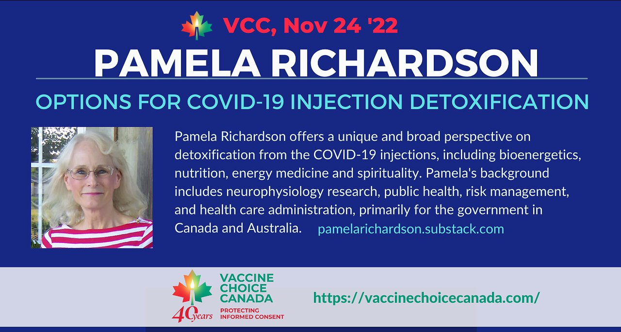 Covid-19 Injection DETOX - Pamela Richardson