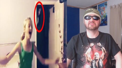 10 CREEPY Ghost Sightings Caught On Tape (Chills) REACTION!!! (BBT)