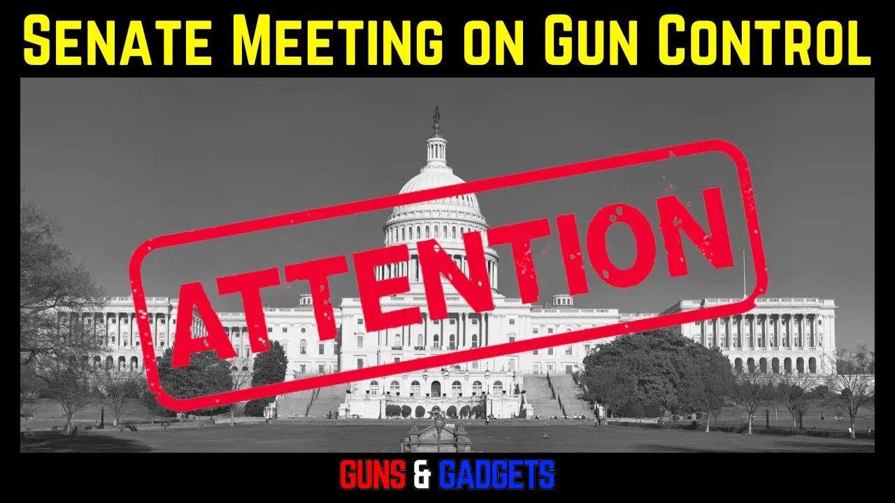 US Senate Meeting NOW On Gun Control!!