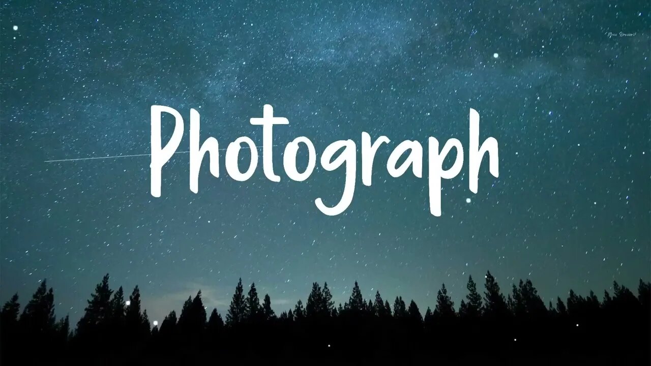 Photograph Ed Sheeran Lyrics