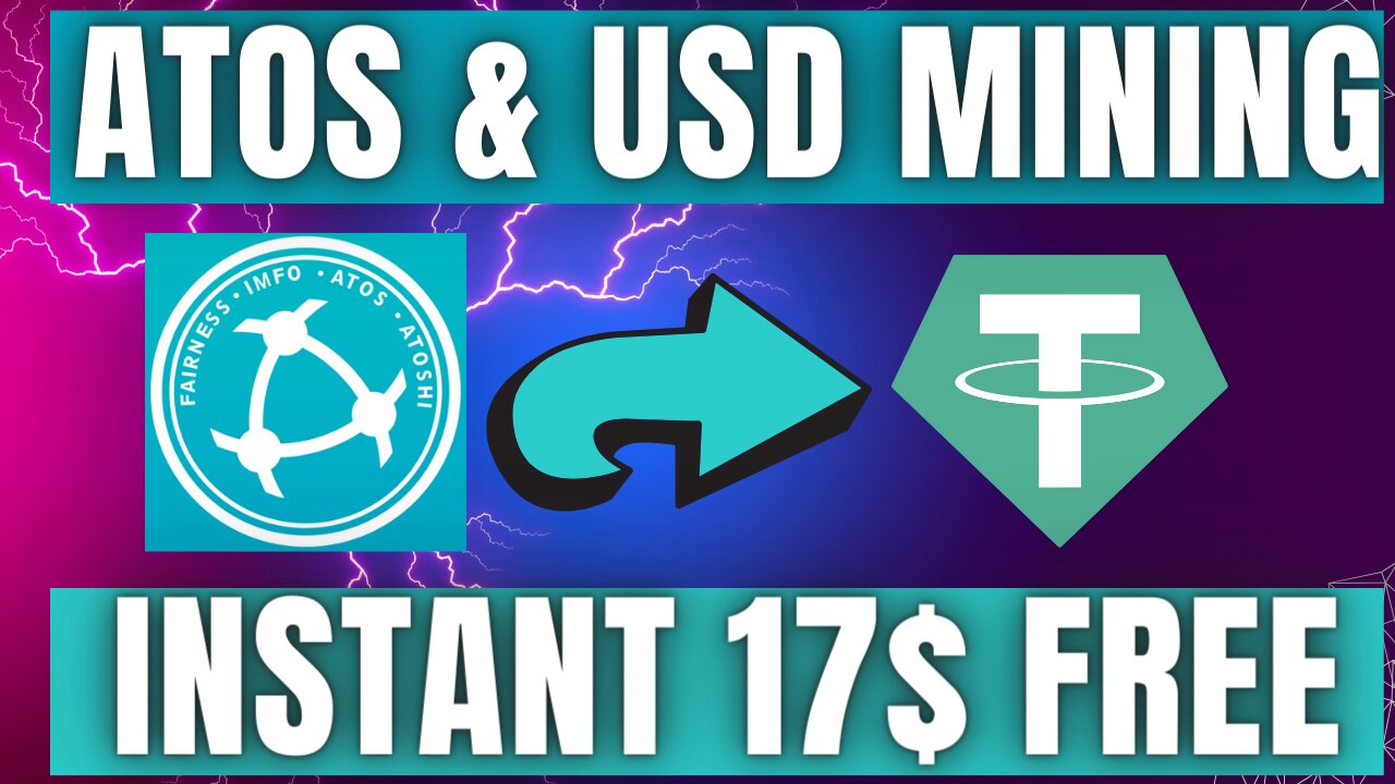Atos & Usd mining at the same time.Instant 17$.Top mining platform 2023.