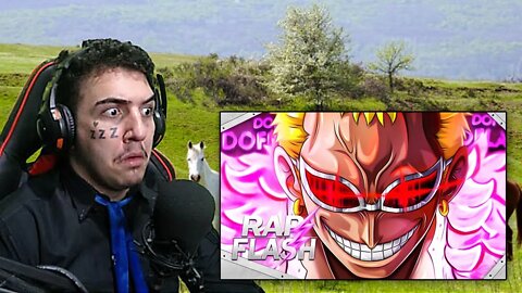 PASTOR REACT ♫ DOFLAMINGO RAP | "O terror dos inimigos" | Flash Beats (One Piece) (Prod.WB Beats)