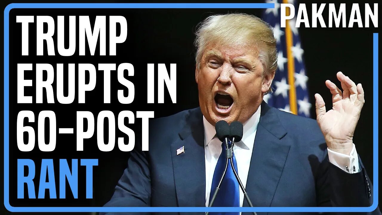 Trump Cracks, Unleashes Dangerous 60-Post Tirade on Failing Website