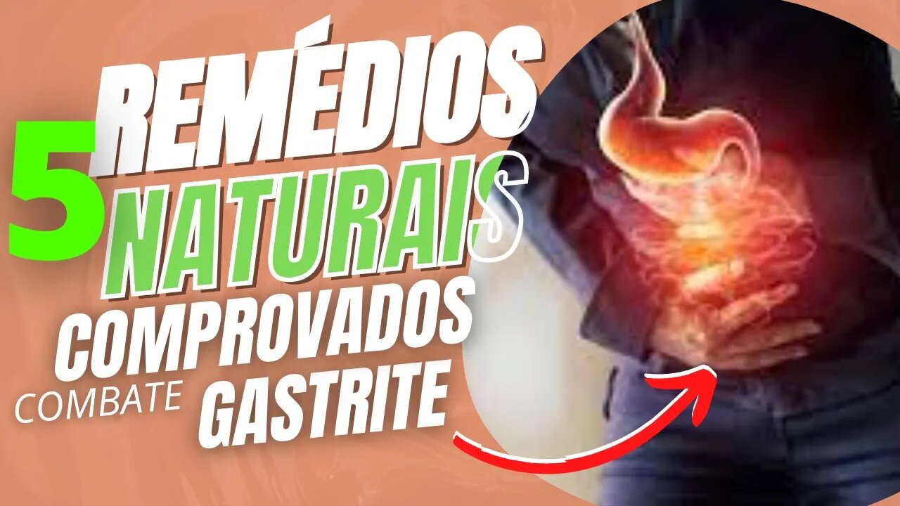 5 remédios naturais comprovados para combater a gastrite!