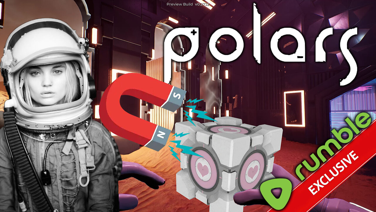 Polars - Magnetism on Mars & Soviet Secrets(?) (Portal-esque First-Person Puzzle Game)