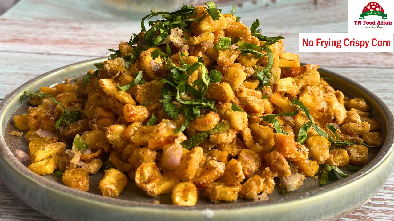 Crispy Corn Without Deep Fry l Crisy Corn in microwave l Crispy Corn Restaurant Style