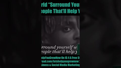 Juice Wrld “Surround Yourself With People That’ll Help You”