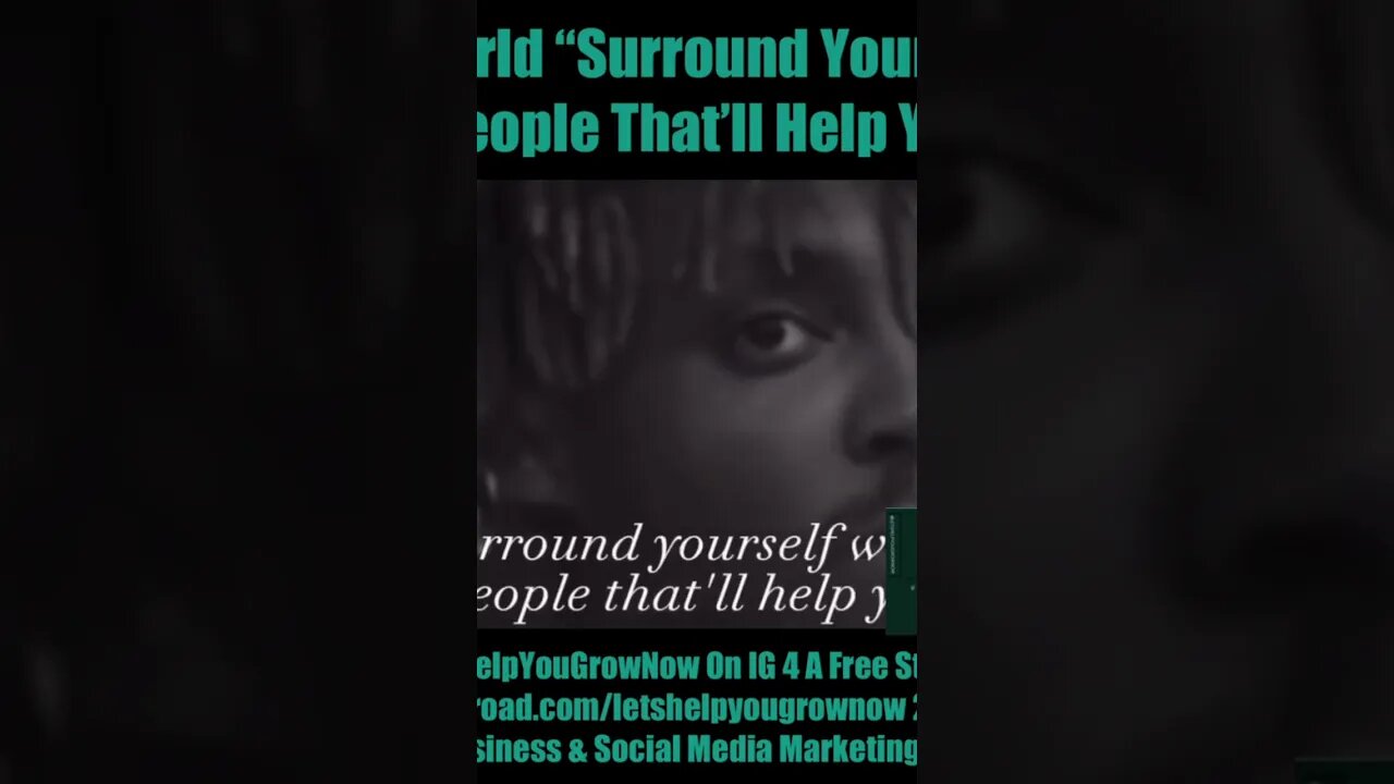 Juice Wrld “Surround Yourself With People That’ll Help You”
