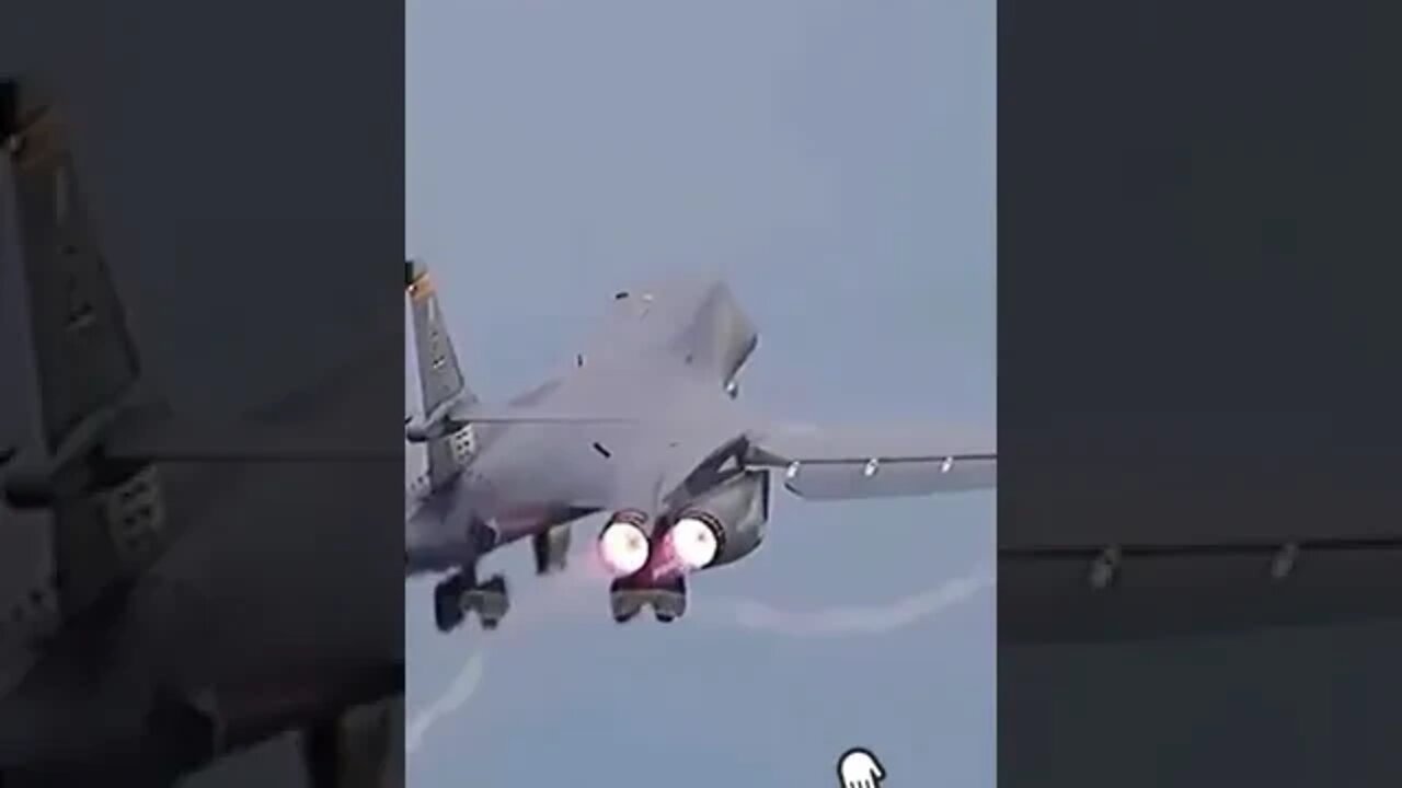 MONSTRO B 1 Lancer departing in slow motion