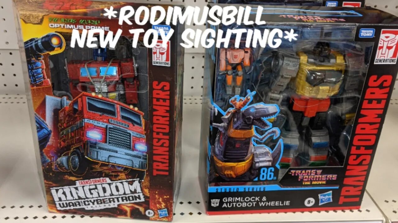 Transformers Studio Series 86-06 Leader GRIMLOCK & WHEELIE *Rodimusbill New Toy Sighting* at Target