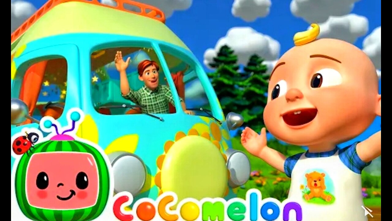 Wheels on the Camper Van - Cocomelon Nursery Rhymes and Kids Songs