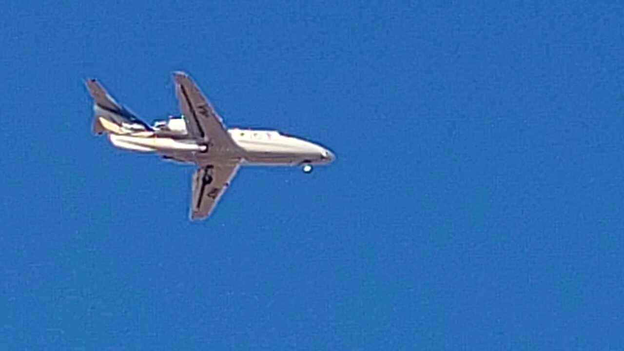 Hawker Beechcraft PS-HKS vindo de Salvador para Fortaleza