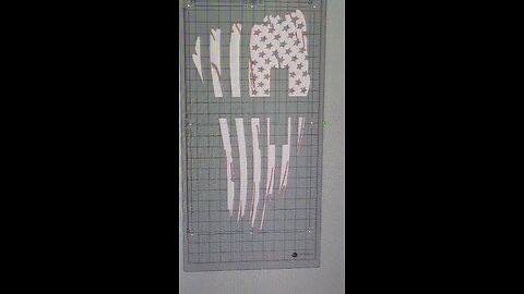 us tattered flat with the cross
