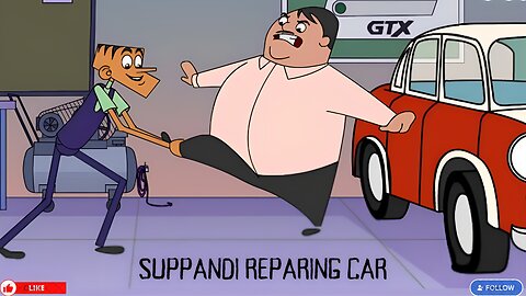 Suppandi Repairing Cars| Suppandi Car Mechanic - Animated Story - Funny Cartoon