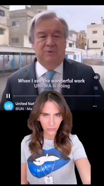 Antisemite UN leader calls UNRWA a "Lifeline". Same UNRWA that took park in the Oct.7th Massacre!