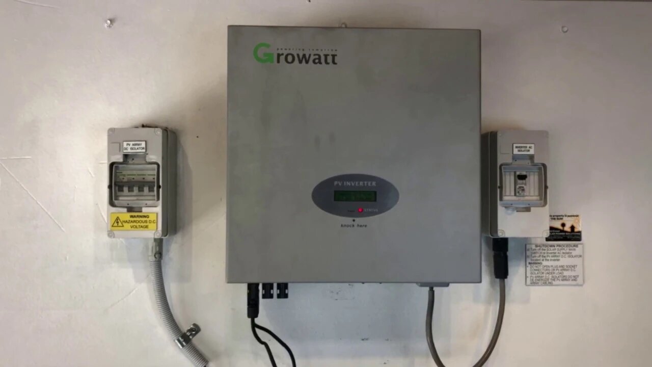 Growatt Inverter Residual I High Error Message