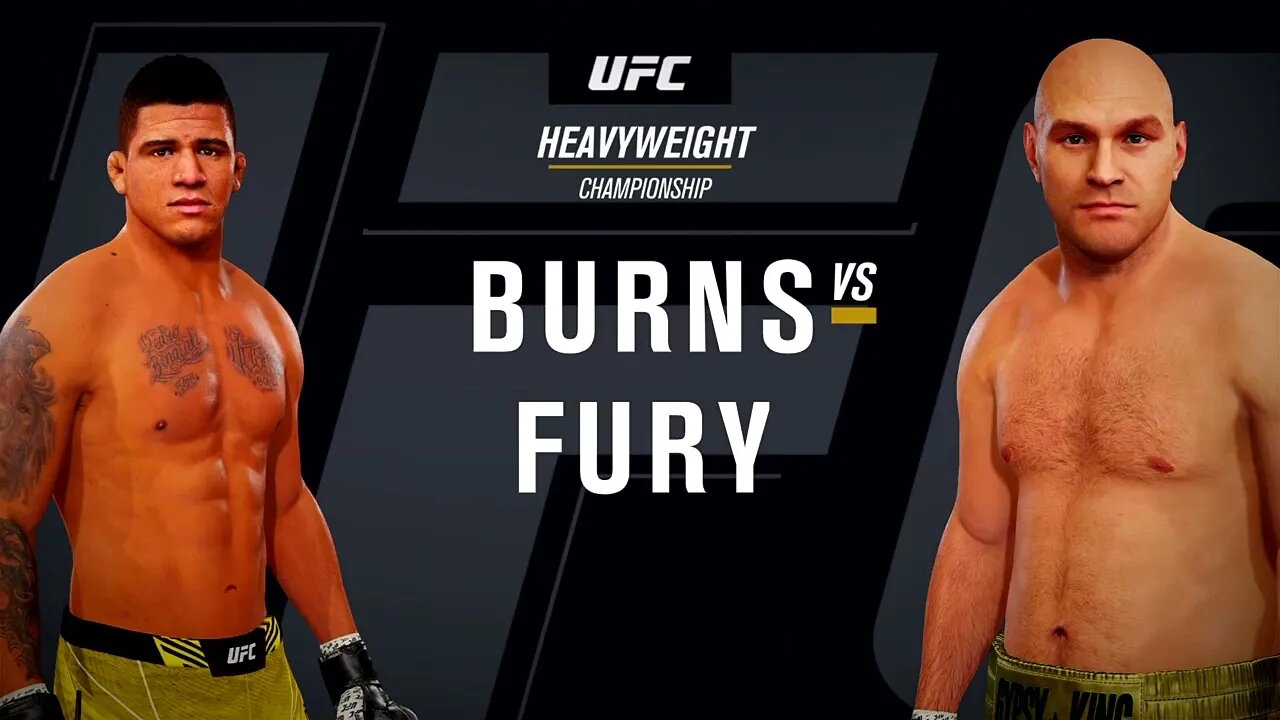 EA Sports UFC 4 Gameplay Tyson Fury vs Gilbert Burns