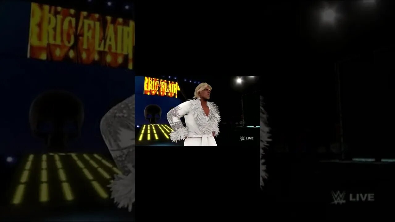 WWE 2k22 Ric Flair Nature Boy Entrance #shorts