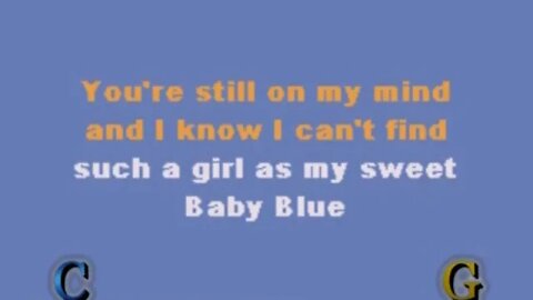 Baby Blue - Karaoke