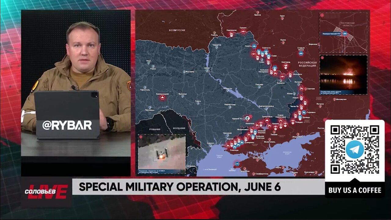 ►🇷🇺🇺🇦🚨❗️⚡ Rybar Review of the Special Military Operation on June 6 2024