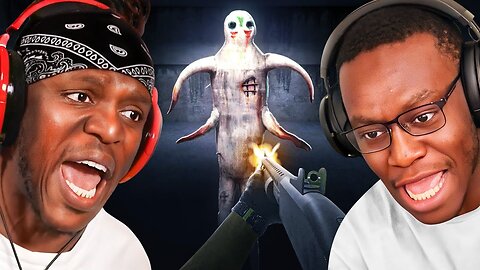 Playing A Scary Game With My Brother Deji