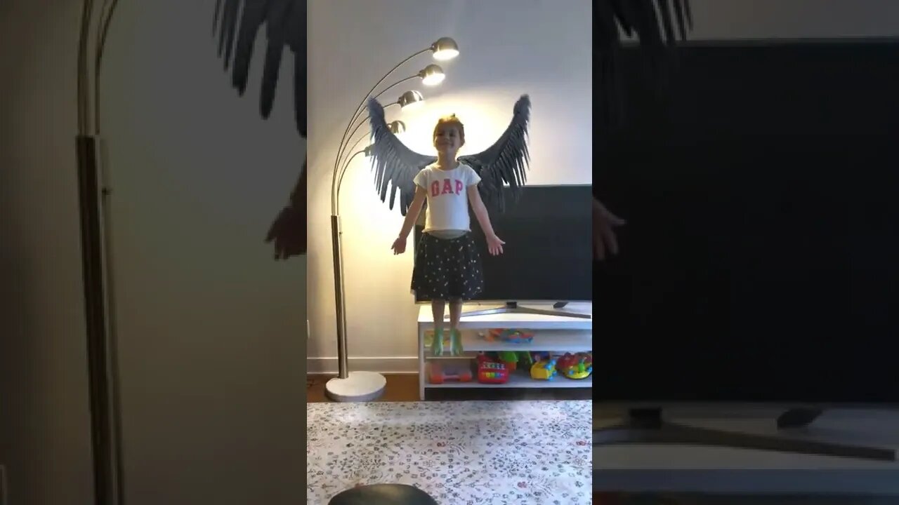 Angel black wings