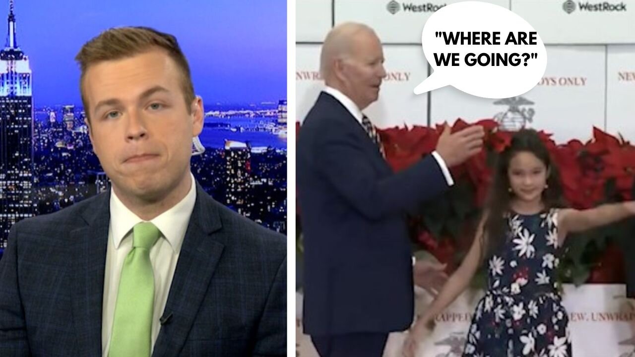 In Focus - Biden Gets Lost, Escorted Around By Young Child...
