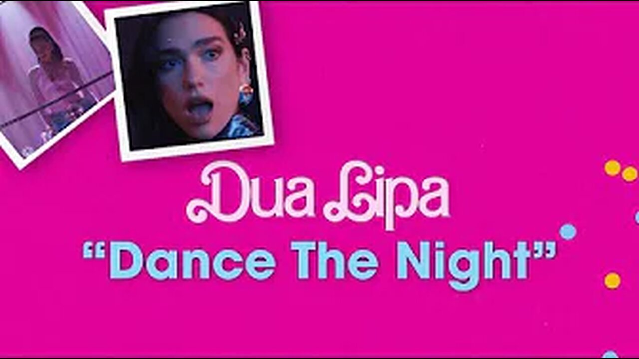 Dua Lipa - Dance The Night (From Barbie The Album) [Official Lyric Video]