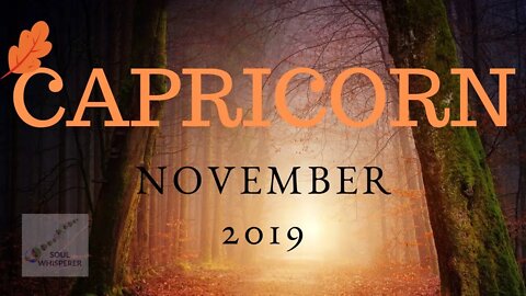 CAPRICORN: Expanding and Sharing More of Yourself * November