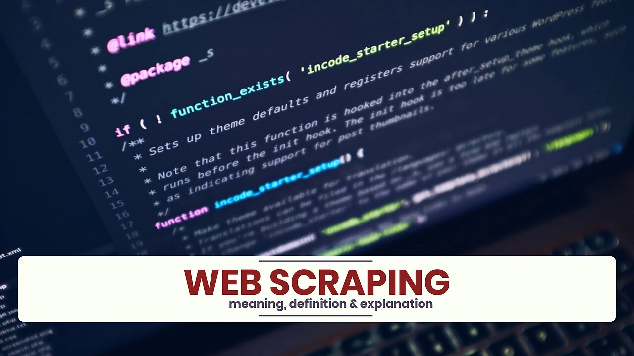 What is WEB SCRAPING?