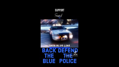 Blue lives matter CVPI