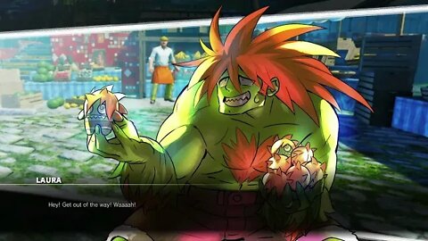 Blanka Storyline in Street Fighter 5.