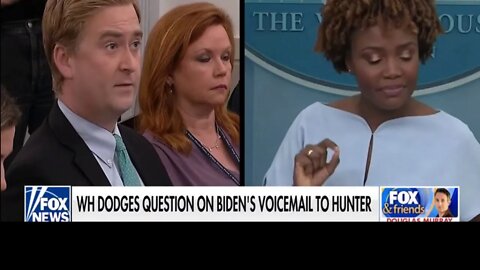 White House grilled on Biden's voicemail to Hunter