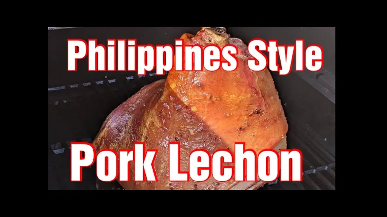 Philippines Style Pork Lechon on the Pit Boss Charleston