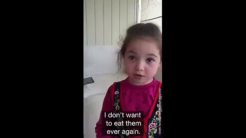 She doesn’t want to eat chicken