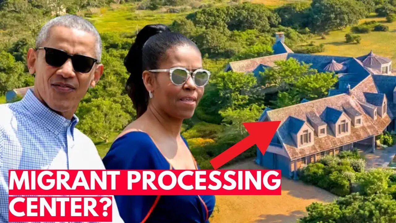 Martha's Vineyard Residents DEMAND Obama's House be Turned into Migrant Processing Center!