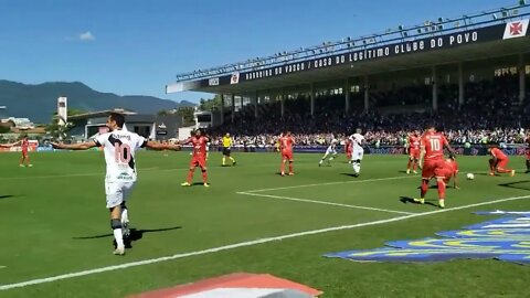 GOL DO ANDREY SANTOS VISTO DE DENTRO DO CAMPO - VASCO X TOMBENSE