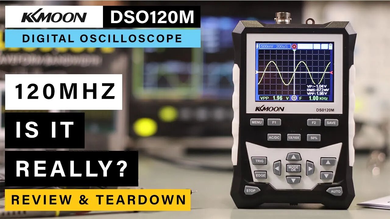 KKMoon DSO120M Oscilloscope ⭐ Is it really 120Mhz? ⭐ Complete Review & Teardown