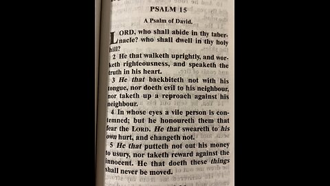 Psalm 15