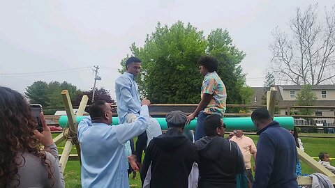 pillow fight(sri lankan new year celebration