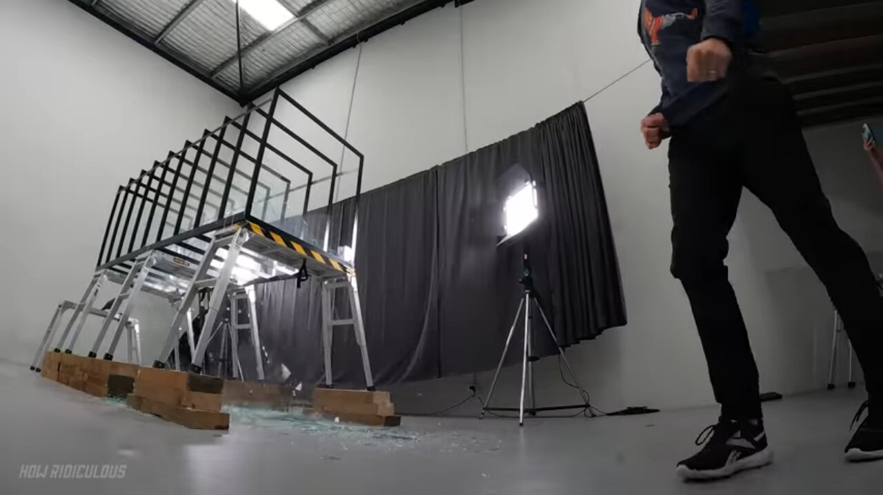 How Many Glass Windows Stops An Arrow?