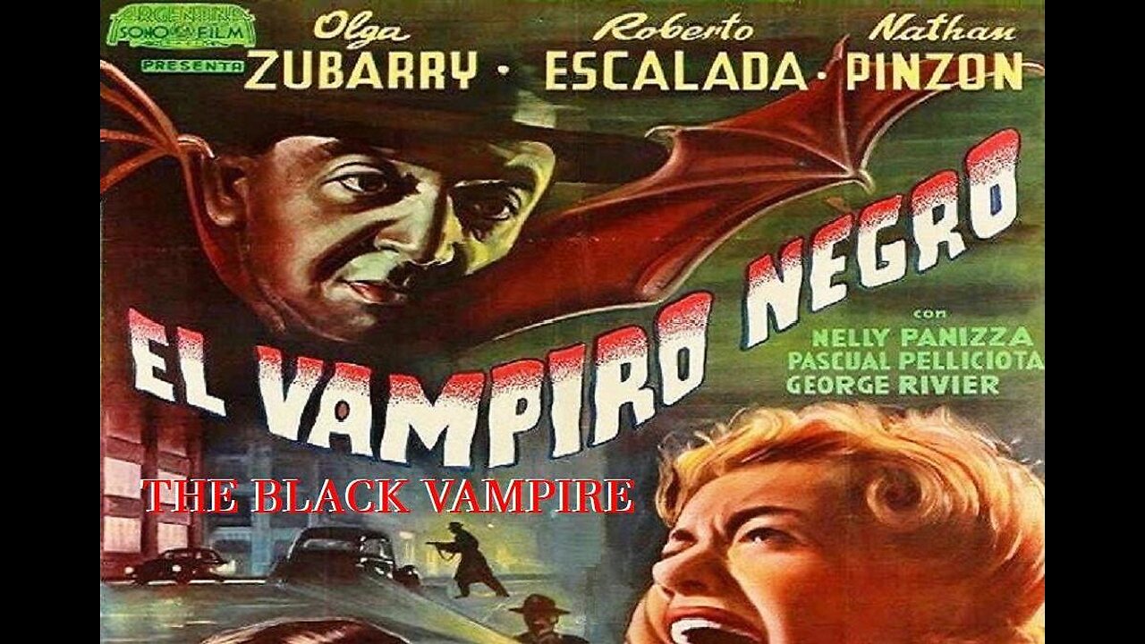 THE BLACK VAMPIRE 1953 (El Vampiro Negro) Noir Remake of the German Classic "M" - RESTORED MOVIE in HD