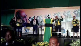 Zuma arrives in Soweto for birthday celebration (uvd)