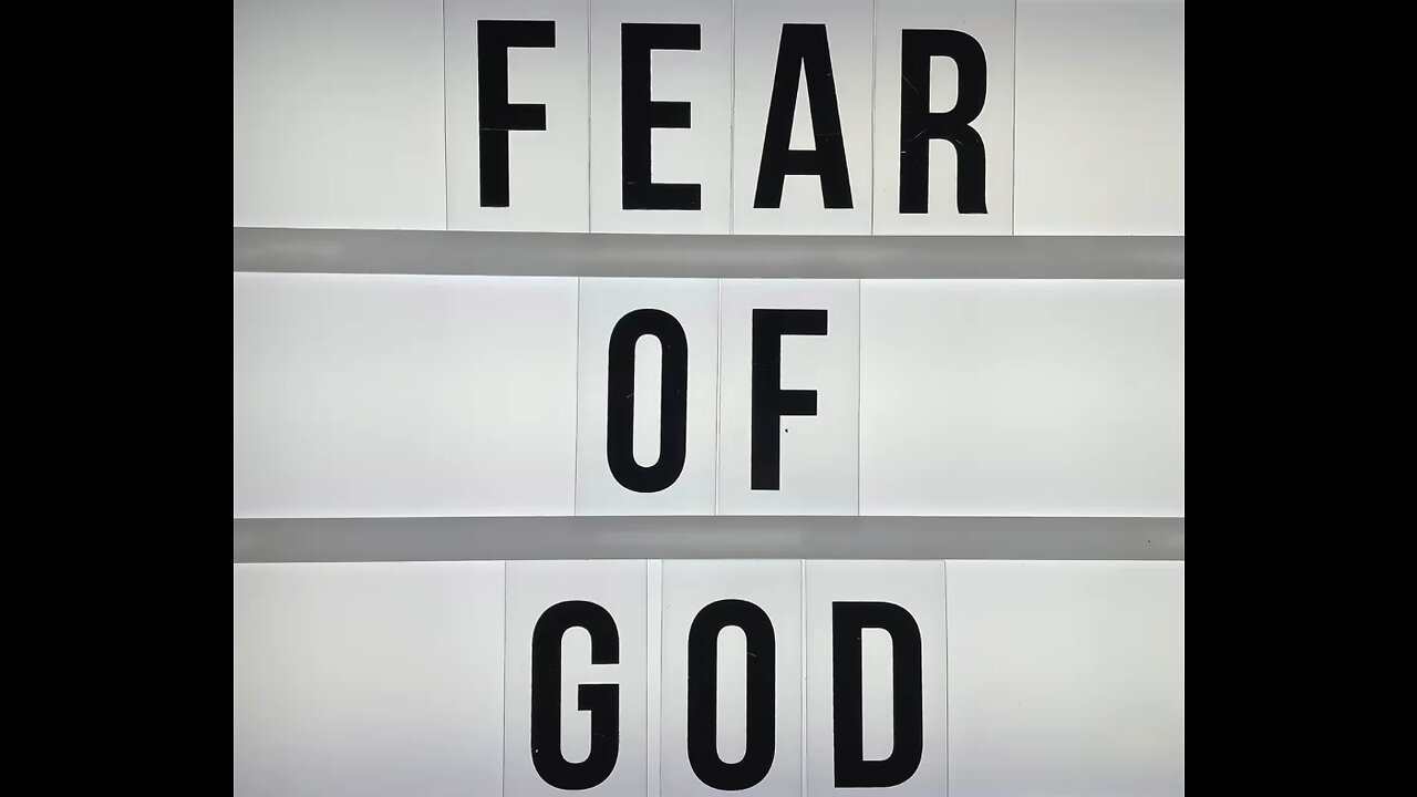 Fear of God