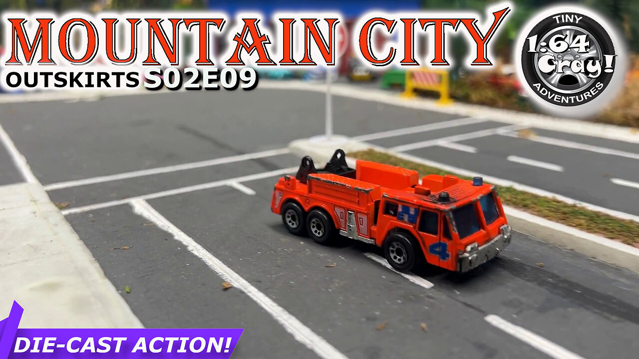 Mountain City Outskirts S02E09 - matchbox hotwheels BMW motormax minigt tarmacworks Triumph TR7