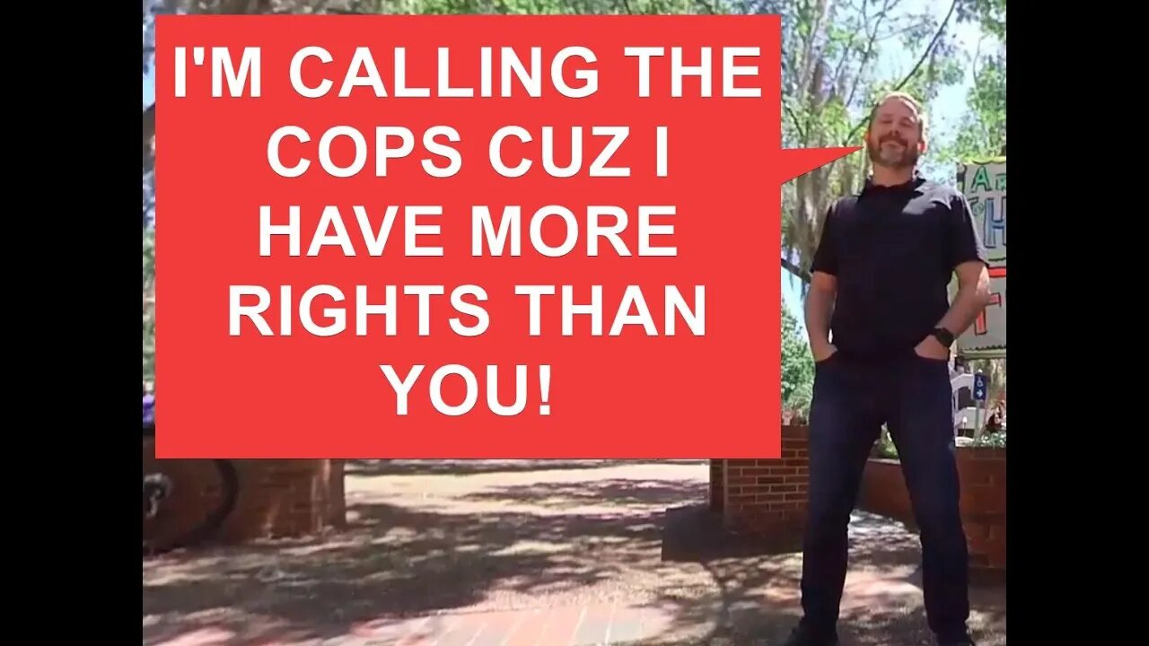 TedTheAtheist Educates Christians: Cops are called !!